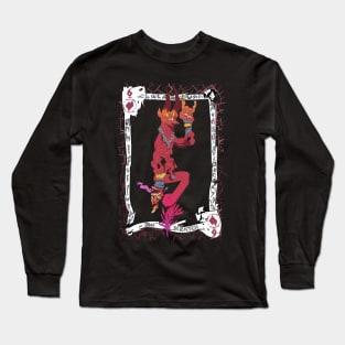 old scratch 6 of hearts Long Sleeve T-Shirt